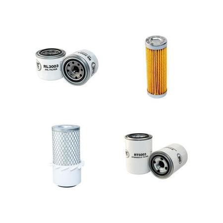 Kubota KH30 Filter Service Kit with Kubota Z 600K2 Engine