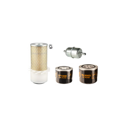 Kubota KH31 Filter Service Kit with Kubota Z 600KW3 Engine Air, Oil, Fuel Filters