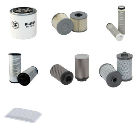Kubota KX015-4 Filter Service Kit with Kubota D1803-CR-TE4 Engine 2021-