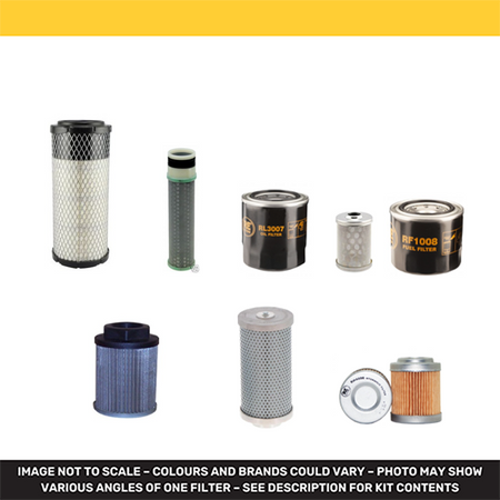 Kubota KX027-4 Filter Service Kit with V1505-E4 engine