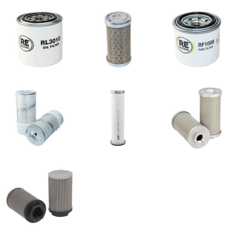 Kubota KX121-2 Filter Service Kit SN 55136-