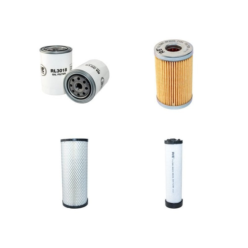 Kubota KX121-3 Filter Service Kit with Kubota V 2203 Engine Air, Oil, Fuel Filters