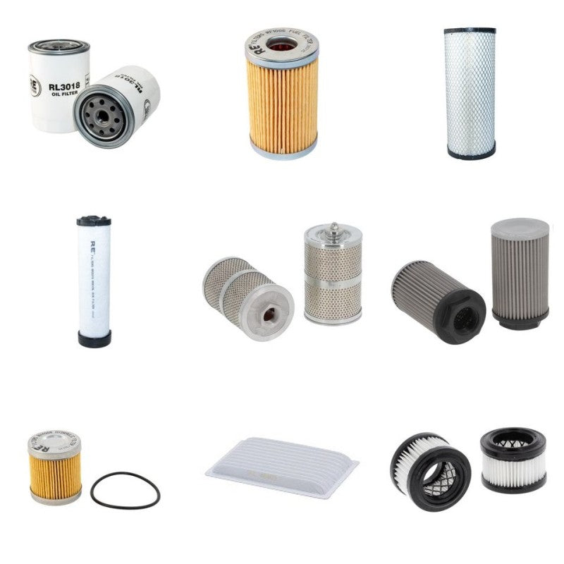 Kubota KX121-3 Filter Service Kit with Kubota V 2203 Engine