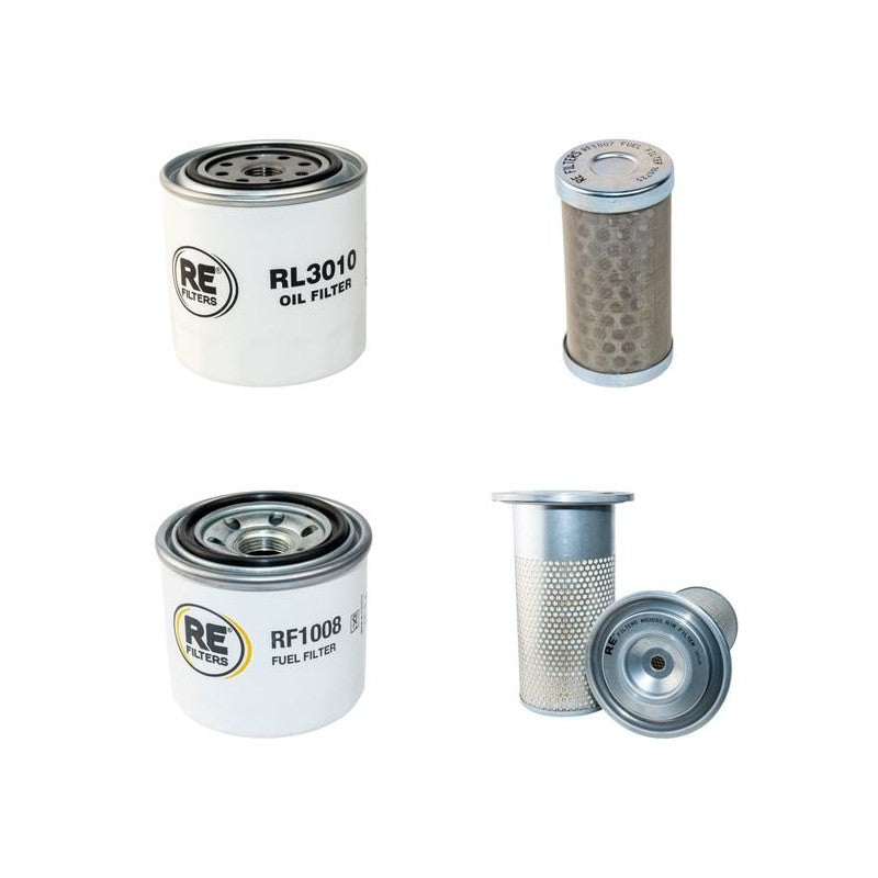 Kubota KX161-2 Filter Service Kit Air, Oil, Fuel Filters Before S/N - 50134