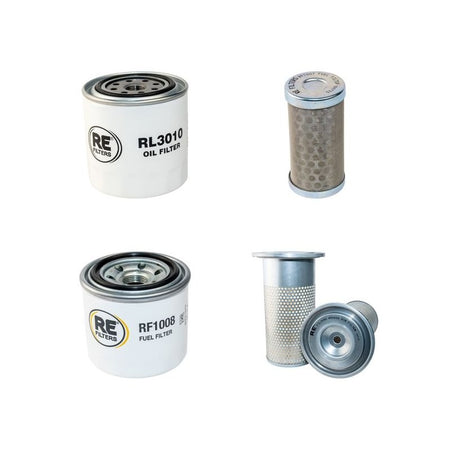Kubota KX161-2 Filter Service Kit Air, Oil, Fuel Filters Before S/N - 50134