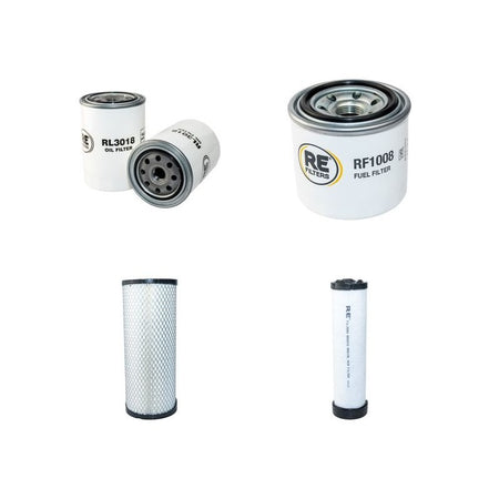 Kubota KX161-3ST Filter Service Kit - Air, Oil, Fuel Filters