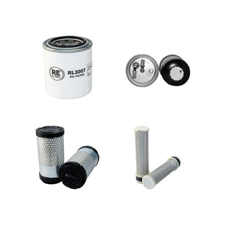 Kubota KX36-2 Alpha Filter Service Kit with Kubota Engine Air, Oil, Fuel Filters Serial No 58052-