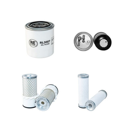 Kubota KX36-2 Alpha Filter Service Kit with Kubota D1105-BH-8 Engine Air, Oil, Fuel Filters Serial No -58051