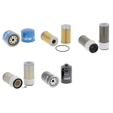 Kubota L 2850 F Filter Kit with Kubota V 1702-DI-A engine