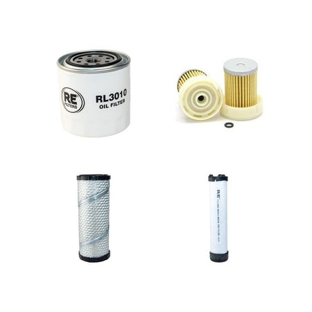Kubota L2800 DT/F Filter Service Kit with Kubota D 1403ME2A Engine Air, Oil, Fuel Filters