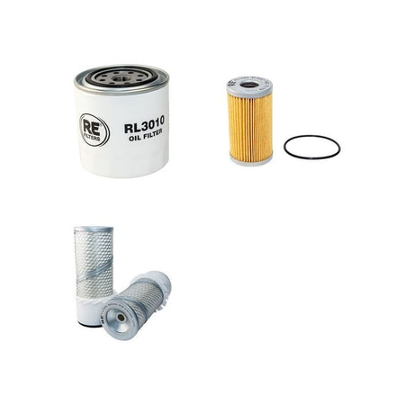 Kubota L2850 DT Filter Service Kit with Kubota V 1702DIA Engine Air, Oil, Fuel Filters