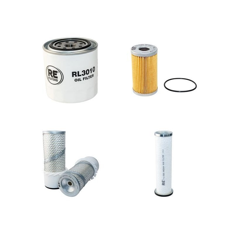 Kubota L3450, L3450DT, L3650, L3650D Filter Service Kit - Air, Oil, Fuel Filters