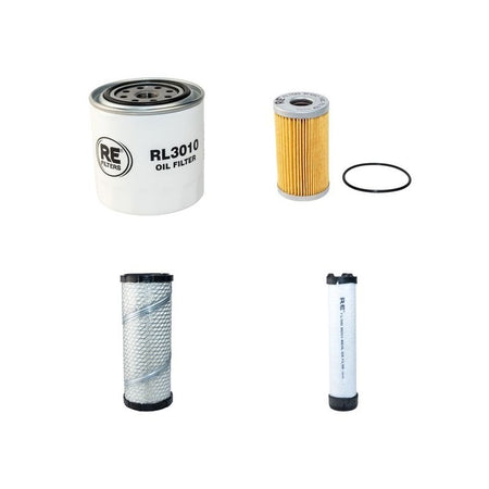 Kubota L3710 Filter Service Kit with Kubota V 1903 Engine Air, Oil, Fuel Filters