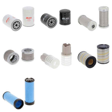 Kubota M 128 XDT Engine Filter Kit with Kubota V 6108-TIE3-CFQ engine
