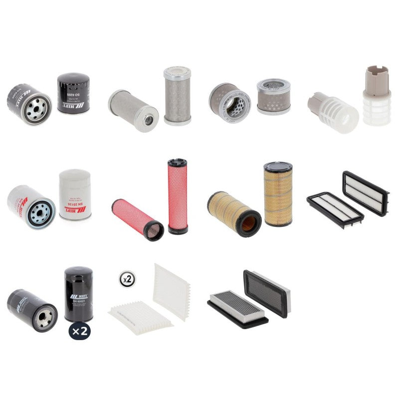 Kubota M 8560 DTH Filter Kit with Kubota engine 2012-