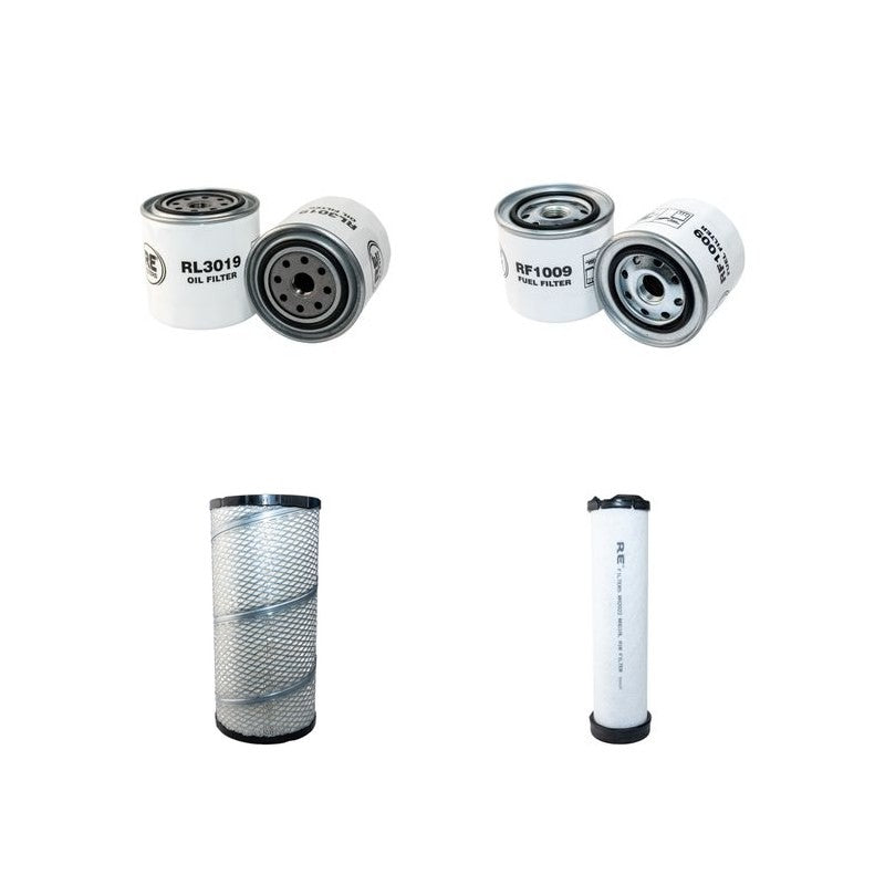 Kubota M8200, M8200N, ME8200 Filter Service Kit - Air, Oil, Fuel Filters