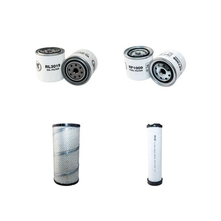 Kubota M8200, M8200N, ME8200 Filter Service Kit - Air, Oil, Fuel Filters
