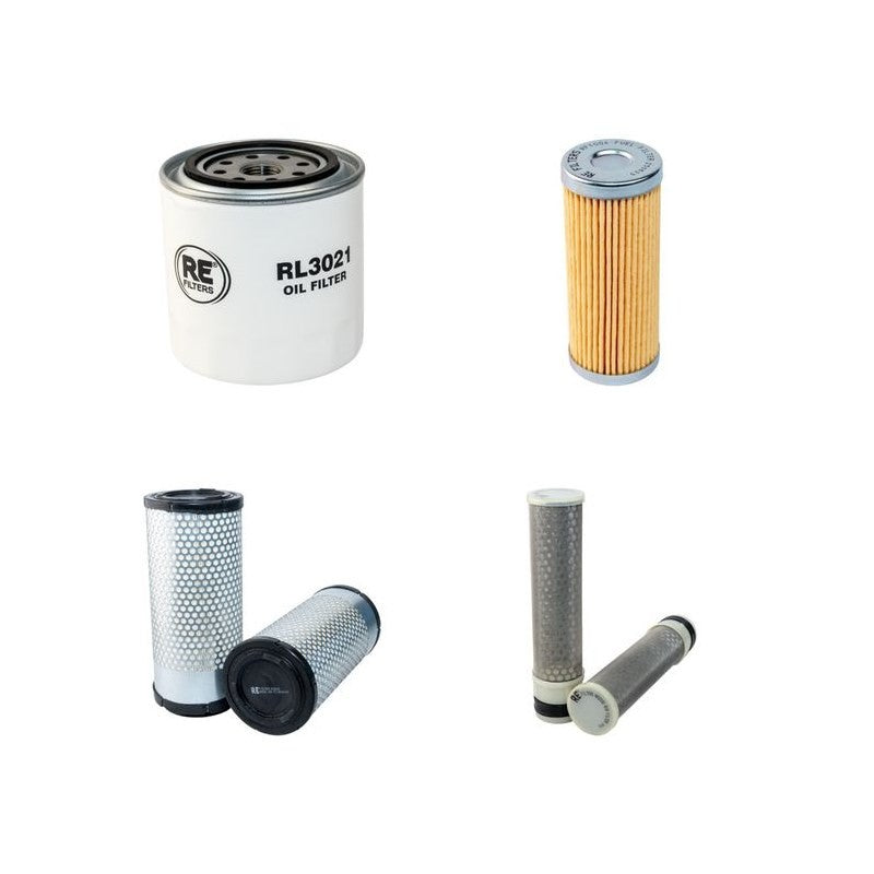 Kubota STV34 Filter Service Kit Air Oil Fuel Filters with Kubota D1503 Engine