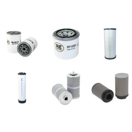 Kubota U45S Filter Service Kit with Kubota V2203 Engine