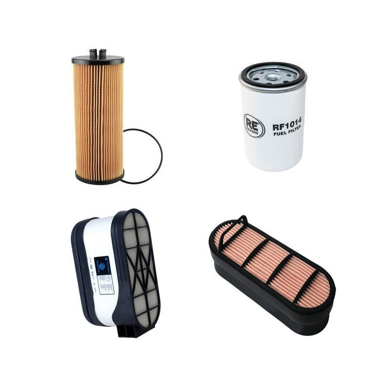 LAMBORGHINI R6.100 Filter Service Kit Air Oil Fuel Filters w/Deutz BF6M2012 Eng. YR 11.05-