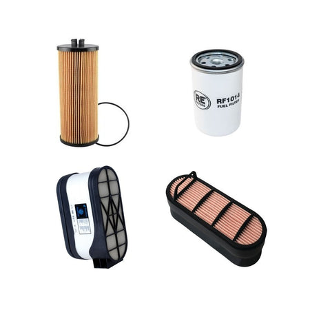 LAMBORGHINI R6.100 Filter Service Kit Air Oil Fuel Filters w/Deutz BF6M2012 Eng. YR 11.05-