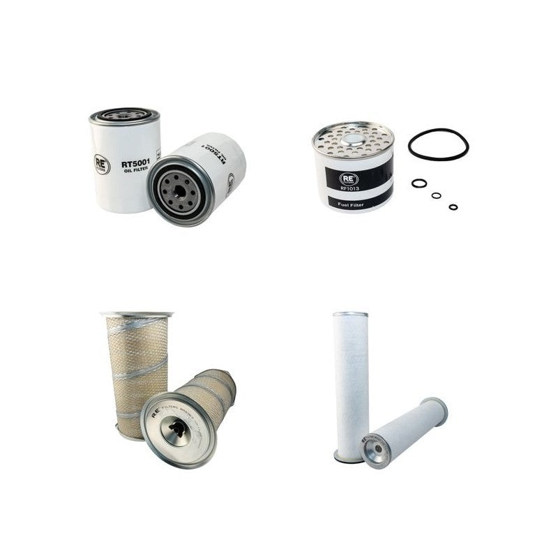 LANDINI 7830/2 Filter Service Kit Air Oil Fuel Filters w/Perkins A4.236 Eng.