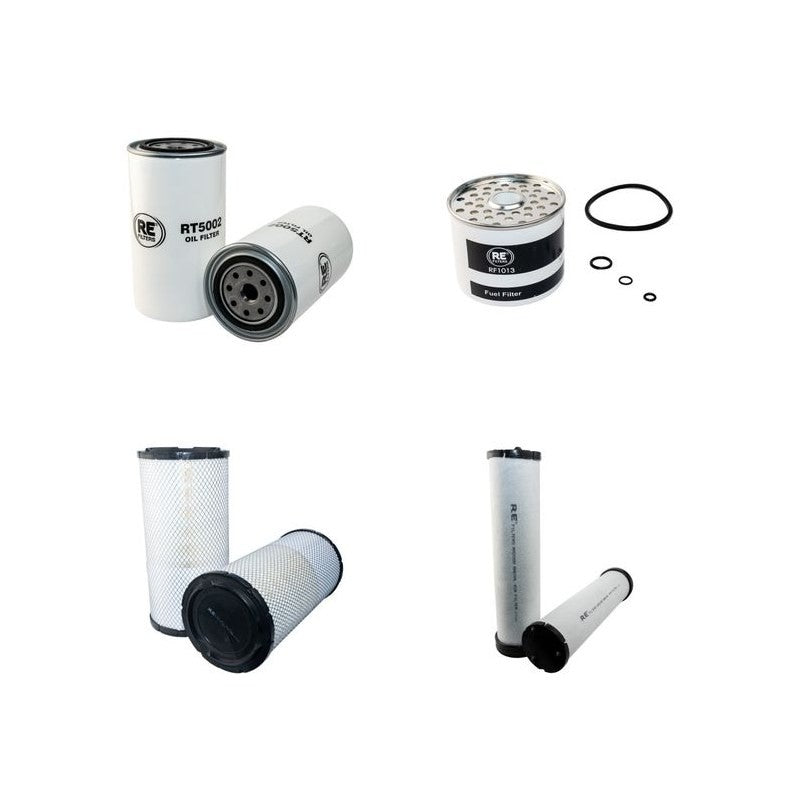 LANDINI LEGEND 160NG Filter Service Kit Air Oil Fuel Filters w/Perkins 1006-60TW Eng. YR 2001-