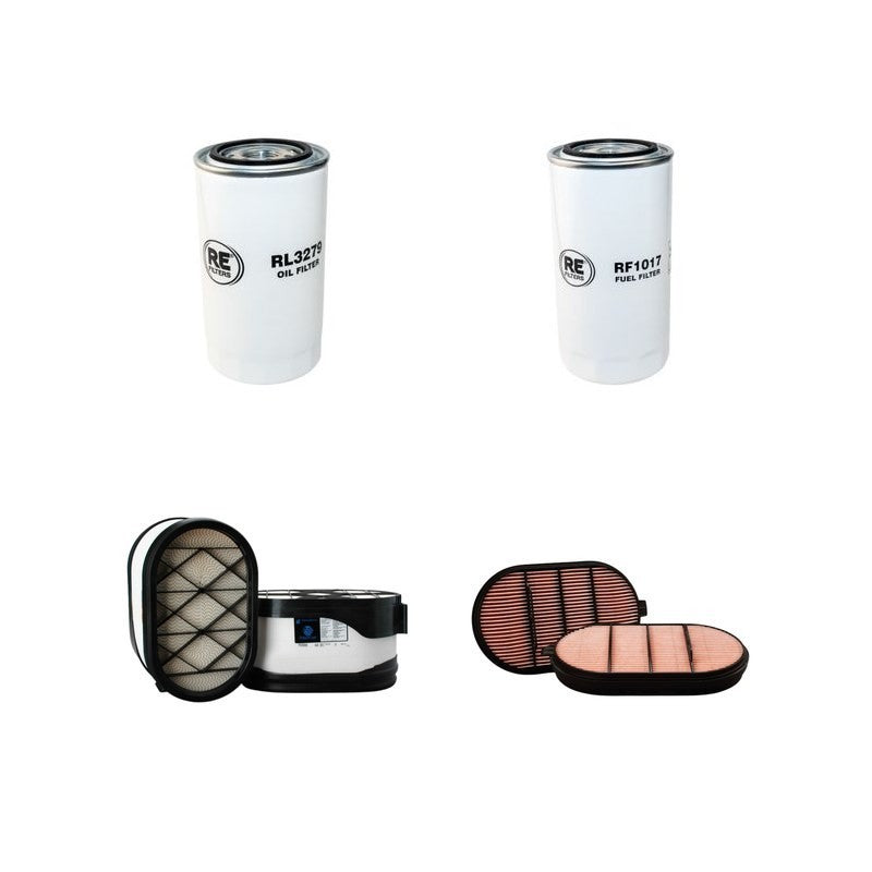 LANDINI POWERMASTER 220 Filter Service Kit Air Oil Fuel Filters w/Iveco NEF 6ZYL CR TAA Eng. YR 2006-