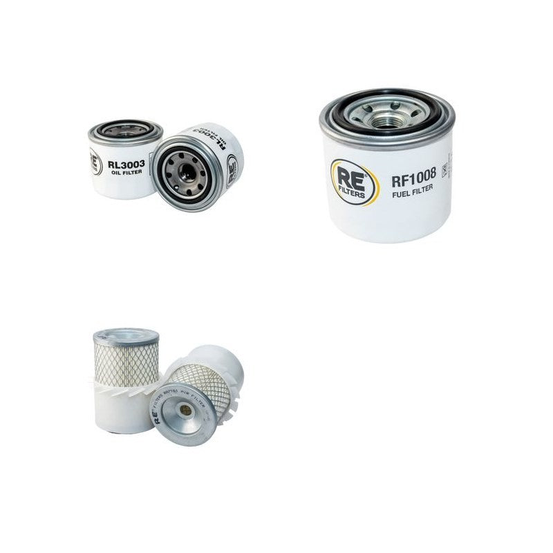 LIBRA 224S Filter Service Kit Air Oil Fuel Filters w/Kubota V 1305 Eng.