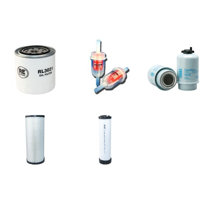 LIBRA 755 Filter Service Kit Air Oil Fuel Filters w/Kubota V2203E Eng.