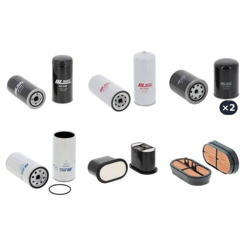 Liebherr A 309 LITRONIC Engine Filter Kit with Deutz Tcd 2012-2V engine 2008-