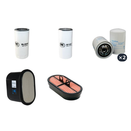 LIEBHERR A309 LITRONIC Filter Service Kit Air Oil Fuel Filters w/Deutz TCD2012-2V Eng. YR 2008- 1035