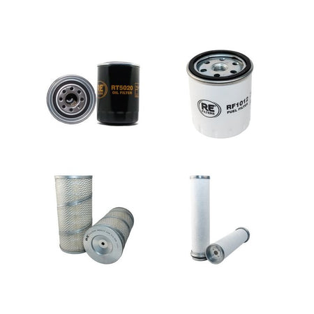 LIEBHERR A312 Filter Service Kit Air Oil Fuel Filters w/Deutz BF4M1012 Eng. SN -1200