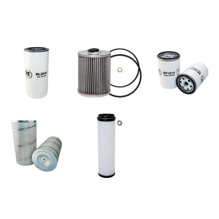 LIEBHERR A316 Filter Service Kit Air Oil Fuel Filters w/Deutz BF4M1013 Eng. SN -539