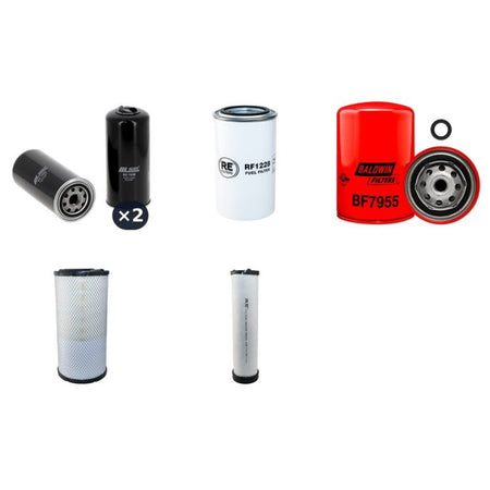 LIEBHERR A900C LITRONIC Filter Service Kit Air Oil Fuel Filters w/LIEBHERR D924TI-E Eng. YR 2004- 13000-