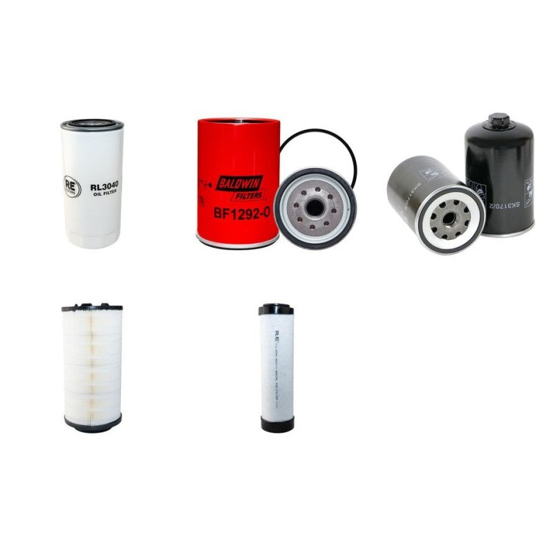 LIEBHERR A916 Filter Service Kit Air Oil Fuel Filters w/LIEBHERR D834A7 Eng. YR 2012