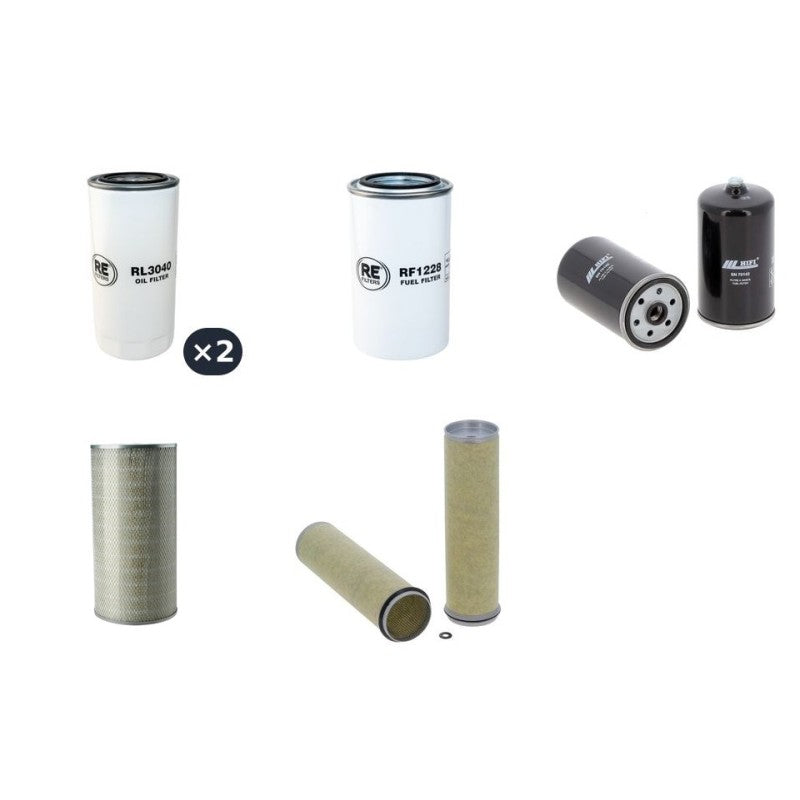 LIEBHERR A934 LITRONIC Filter Service Kit Air Oil Fuel Filters w/LIEBHERR D924TIE Eng. 712/713