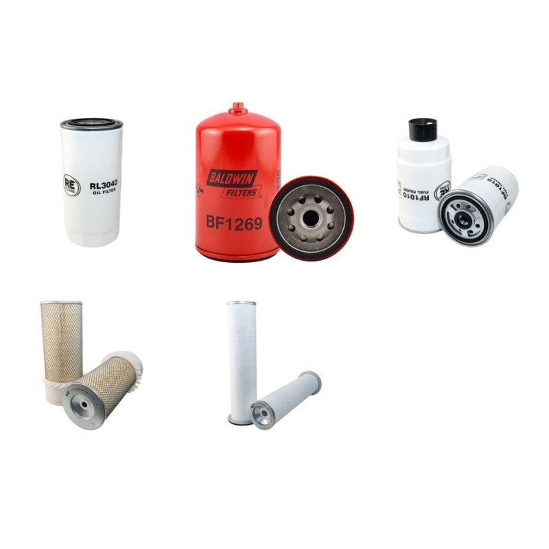 LIEBHERR A/R912 Filter Service Kit Air Oil Fuel Filters w/Deutz F5L912 Eng.