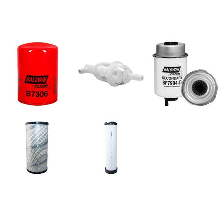 LIEBHERR L507 SPEEDER Filter Service Kit Air Oil Fuel Filters w/LIEBHERR D407T-01 Eng. SN 0101- YR 2004- 777/787