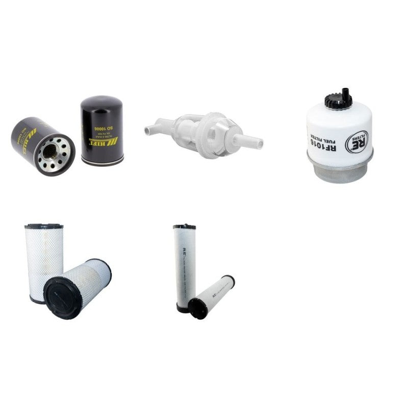 LIEBHERR L528Filter Service Kit Air Oil Fuel Filters w/JD Eng. SN -8795