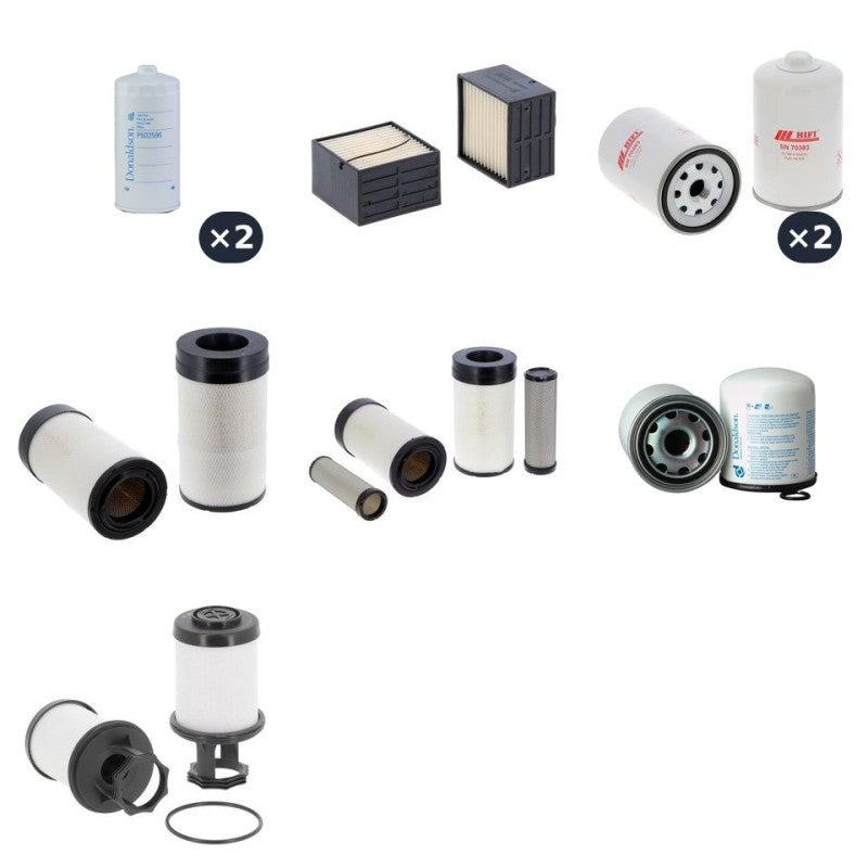 LIEBHERR L556X POWER Filter Service Kit w/LIEBHERR D944-A7 Eng. YR 2016 228CH/168KW 1332