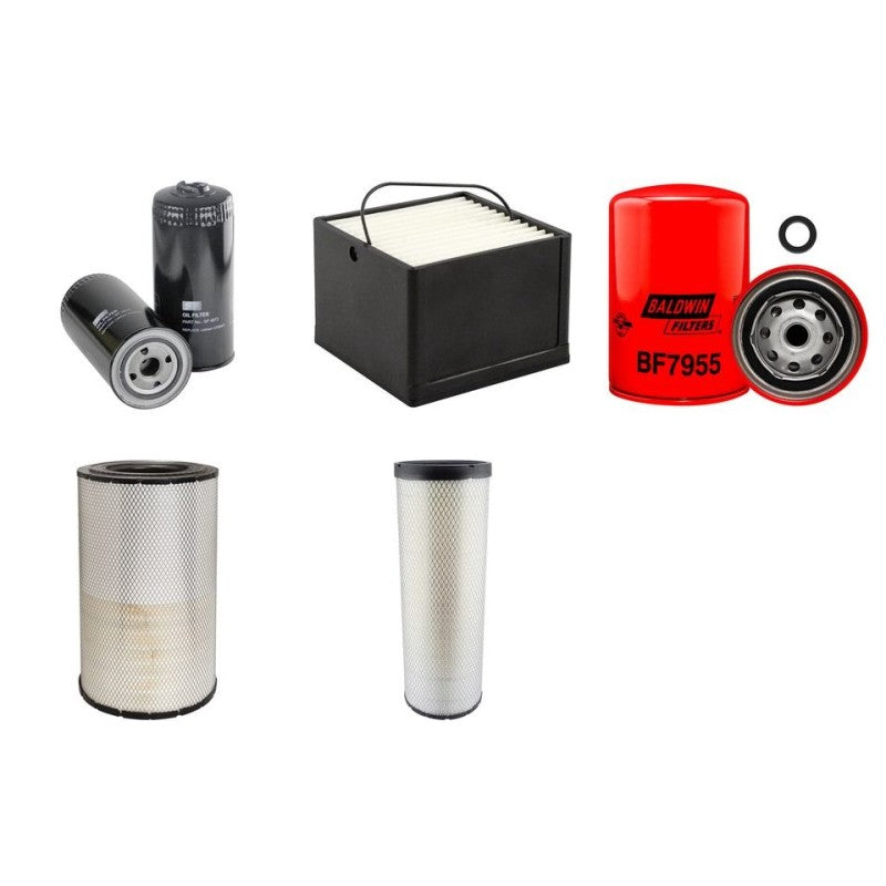 LIEBHERR L564B Filter Service Kit Air Oil Fuel Filters w/LIEBHERR Eng. SN 7710- 463/465 T