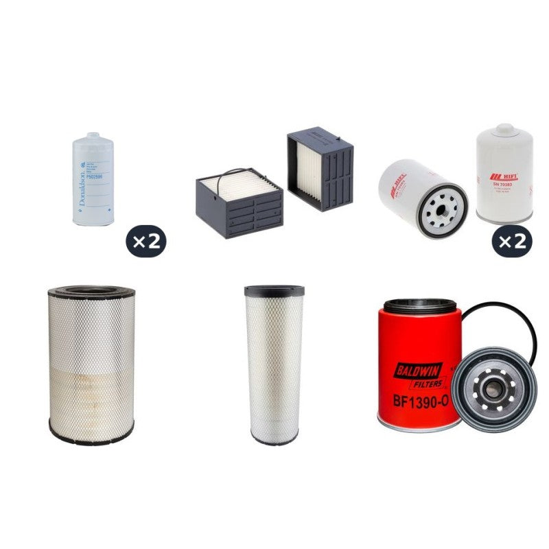 LIEBHERR L566 Filter Service Kit Air Oil Fuel Filters w/LIEBHERR D936LA6 Eng. SN 32130- YR 2011- 1168