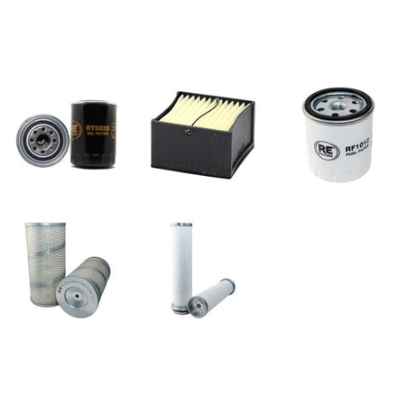 LIEBHERR R310B LITRONIC Filter Service Kit w/Deutz BF4M2012 Eng. SN 12519-