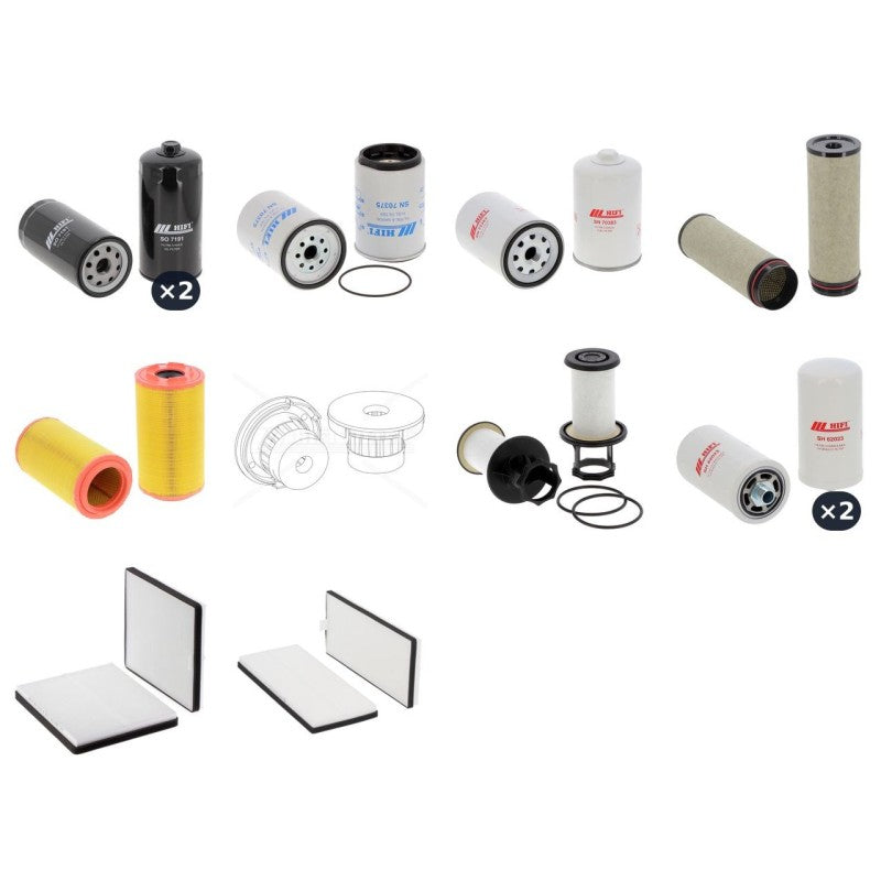 Liebherr TA 230 Filter Kit with Liebherr D936LA6 engine 2010-