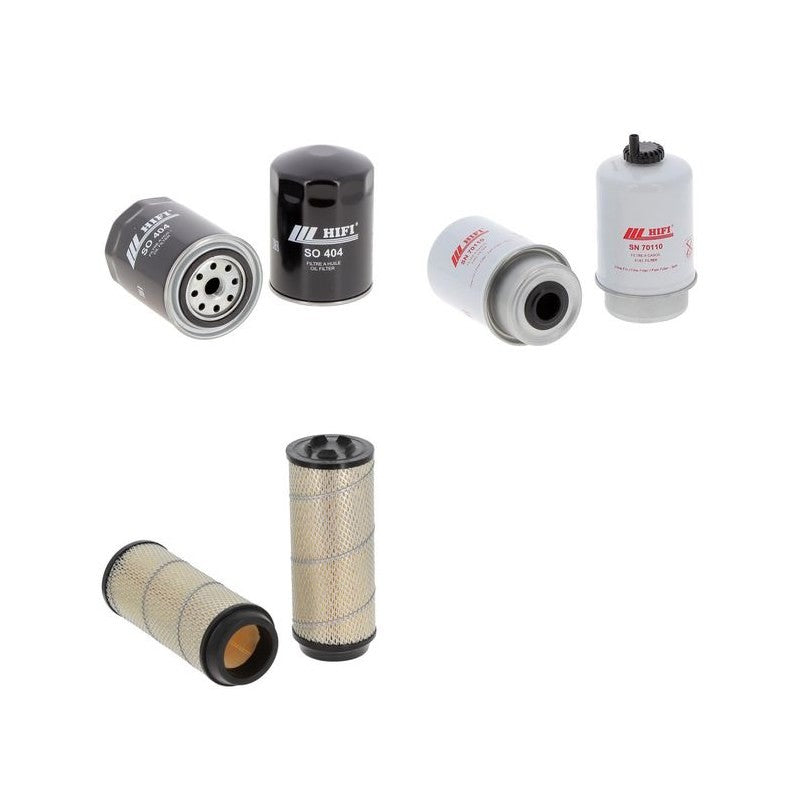 Lindner GEOTRAC 80 Engine Filter Kit with Perkins 1004.4 Turbo engine