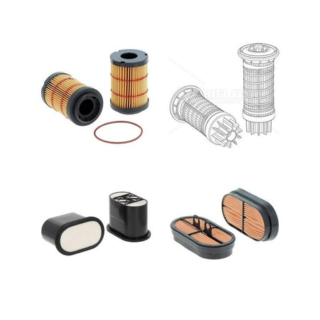 Lindner LINTRAC 100 Engine Filter Kit with Perkins 904J-E36TA engine 2021-