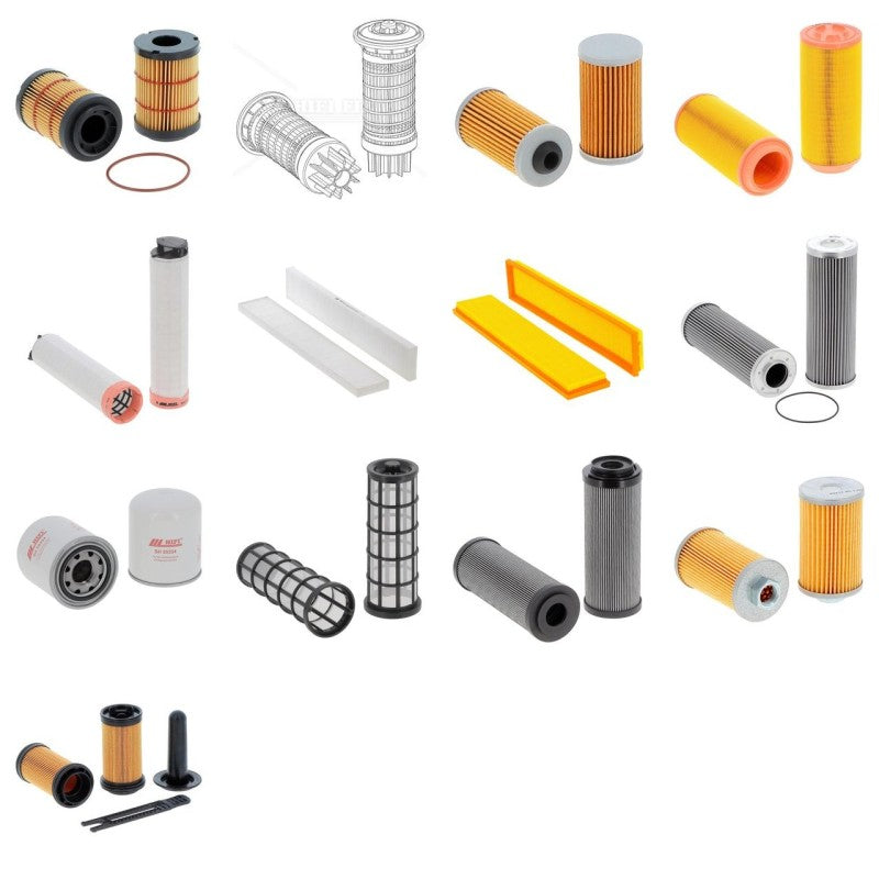 Lindner Unitrac 72 P5 Filter Kit with Perkins 904J-E35TA engine 2020-