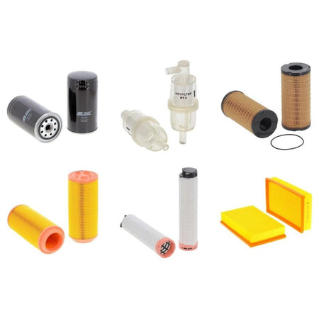 Lindner UNITRAC 82 Filter Kit with Perkins 1104C-44 Turbo engine 2003-