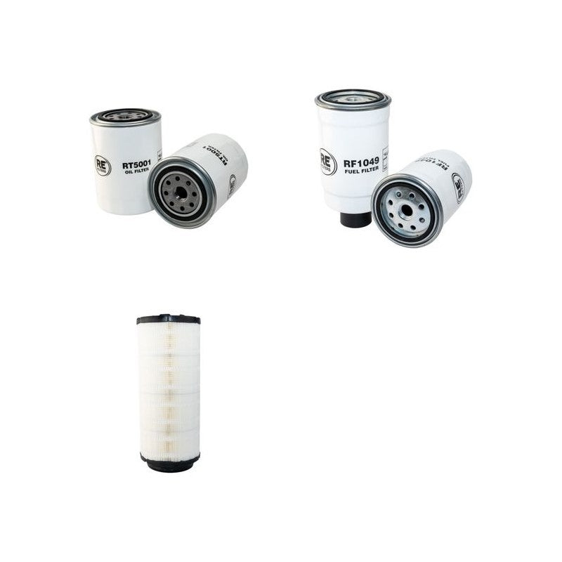LINDNER UNITRAC 95 Filter Service Kit Air Oil Fuel Filters w/Perkins PHASER Eng. YR 1.98-